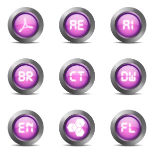 Creative Suite 4 icon sets preview