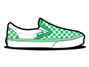 Checkerboard, Green, Vans icon