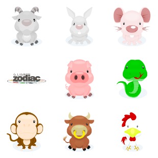 Delightful Zodiac icon sets preview