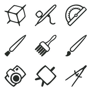 Outline icon sets preview