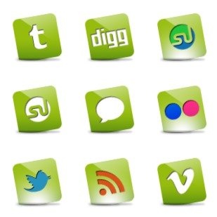 13 Social icon sets preview