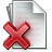 document, delete icon