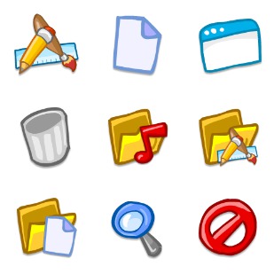 Toon System icon sets preview