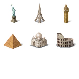 Places Of Interest icon sets preview
