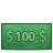100, money icon