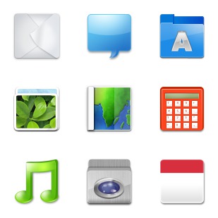 M8 Set icon sets preview
