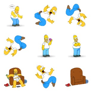 Simpsons 2 icon sets preview