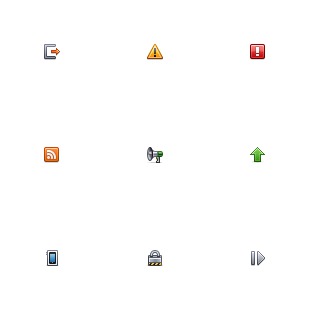 Web icon sets preview
