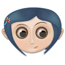 Coraline, Girl, User icon