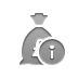 pound, bag, money, info icon