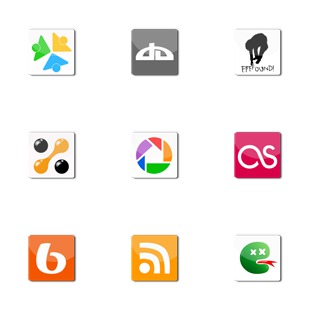 Social Pack icon sets preview