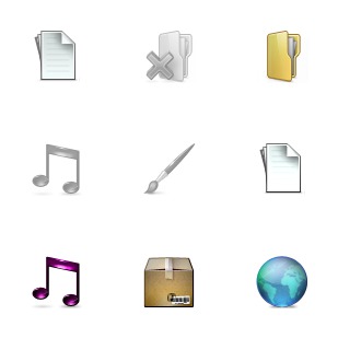 Shimmer icon sets preview