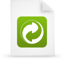 paper, document, file, green icon