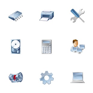 Desktop Device icon sets preview