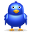 social, twitter, social network, bird, sn, animal icon