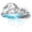 thunder lightning storm icon