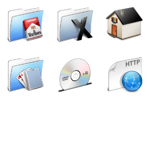 Aqua Blend icon sets preview