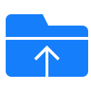 folder, upload icon