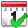 date, event, accept, calendar icon