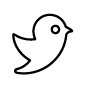 tweet, twitter, social, bird icon