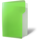 folder, green, open icon