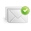 verified, email, envelop, mail, letter, message icon