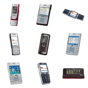Nokia E Series icon sets preview