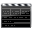 video, movie, film, toolbar icon