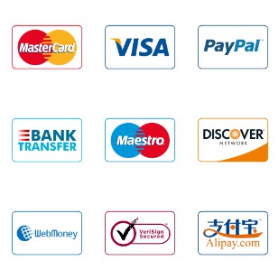 Simple Payment Methods icon sets preview