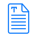 document, text icon