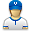 user, ballplayer icon