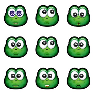 Green Monster icon sets preview