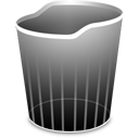 Black TrashEmpty icon