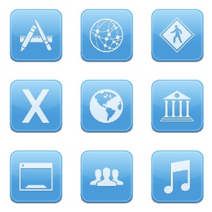 Leopard iPhone icon sets preview