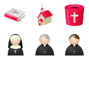 Religion People icon sets preview