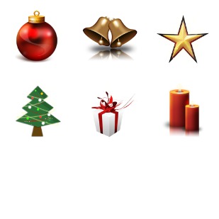 Christmas Gift icon sets preview