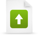 paper, green, document, file icon