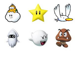 Super Mario icon sets preview