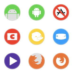 Button UI App Pack One icon sets preview