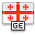 flag georgia icon