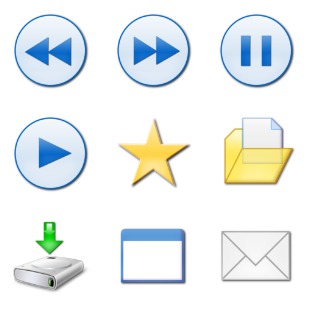 Toolbar 6 icon sets preview