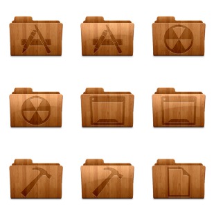 Made Of Wood icon sets preview