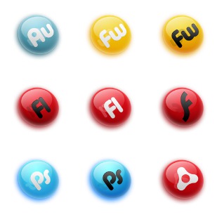 Qure for Adobe Creative Suite icon sets preview