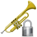 Lock, Trumpet icon