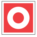 red, emergency, code, sos, circle, sign icon