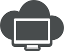 monitor, computer desktop, display, cloud computing, imac, screen, cloud icon