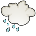 shower, scattered, climate, weather icon