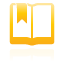 Book, Bookmark, Open, Yellow icon