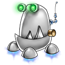 robot trash icon