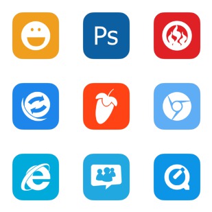 ios7 style metro ui icon sets preview